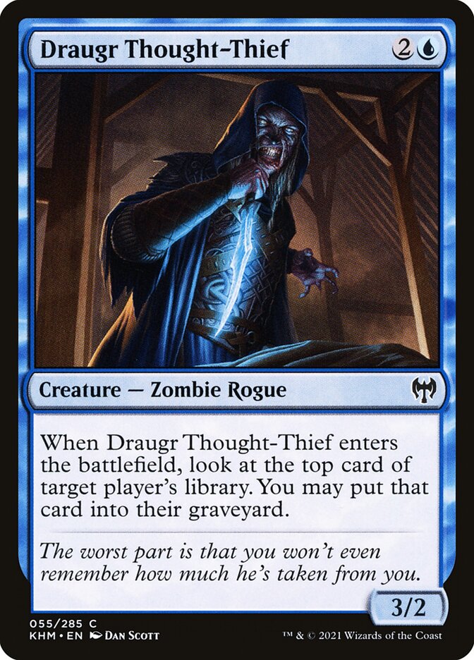 Draugr Thought-Thief 55/285 (Kaldheim)  | Chromatic Games