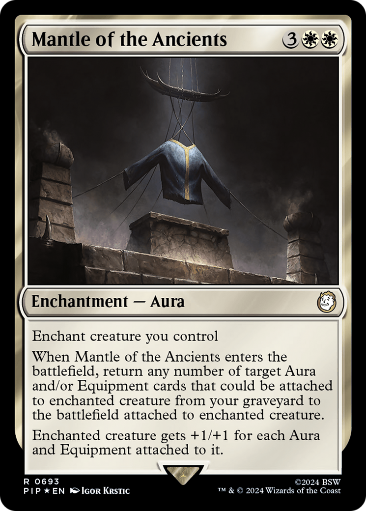 Mantle of the Ancients (Surge Foil) [Fallout] | Chromatic Games