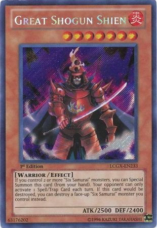Great Shogun Shien [LCGX-EN233] Secret Rare | Chromatic Games