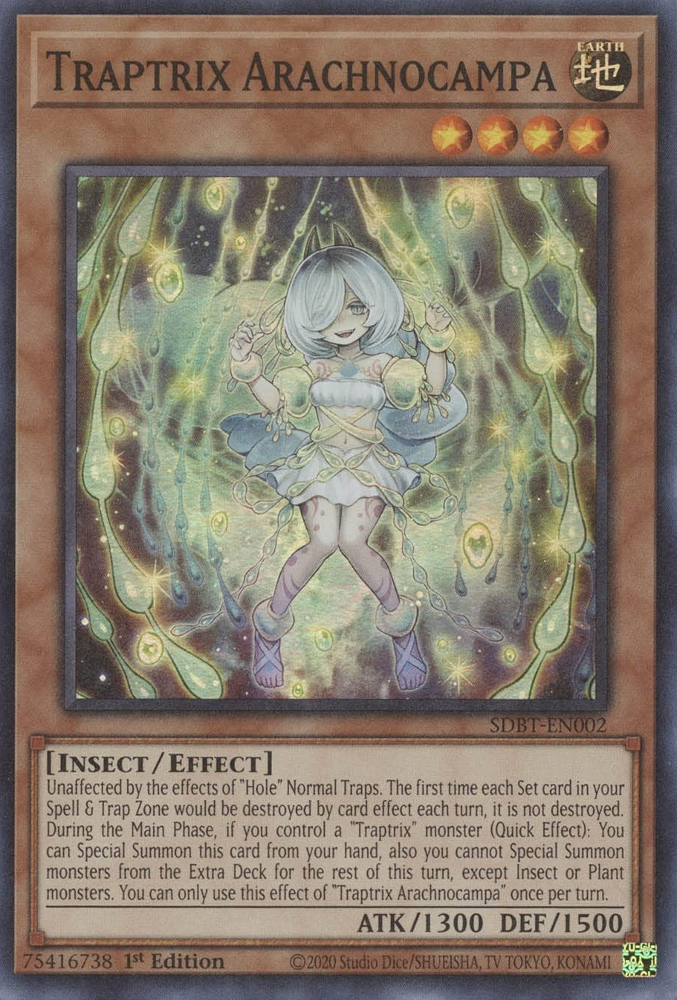 Traptrix Arachnocampa [SDBT-EN002] Super Rare | Chromatic Games