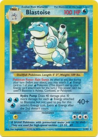 Blastoise (2/102) [Base Set Unlimited] | Chromatic Games