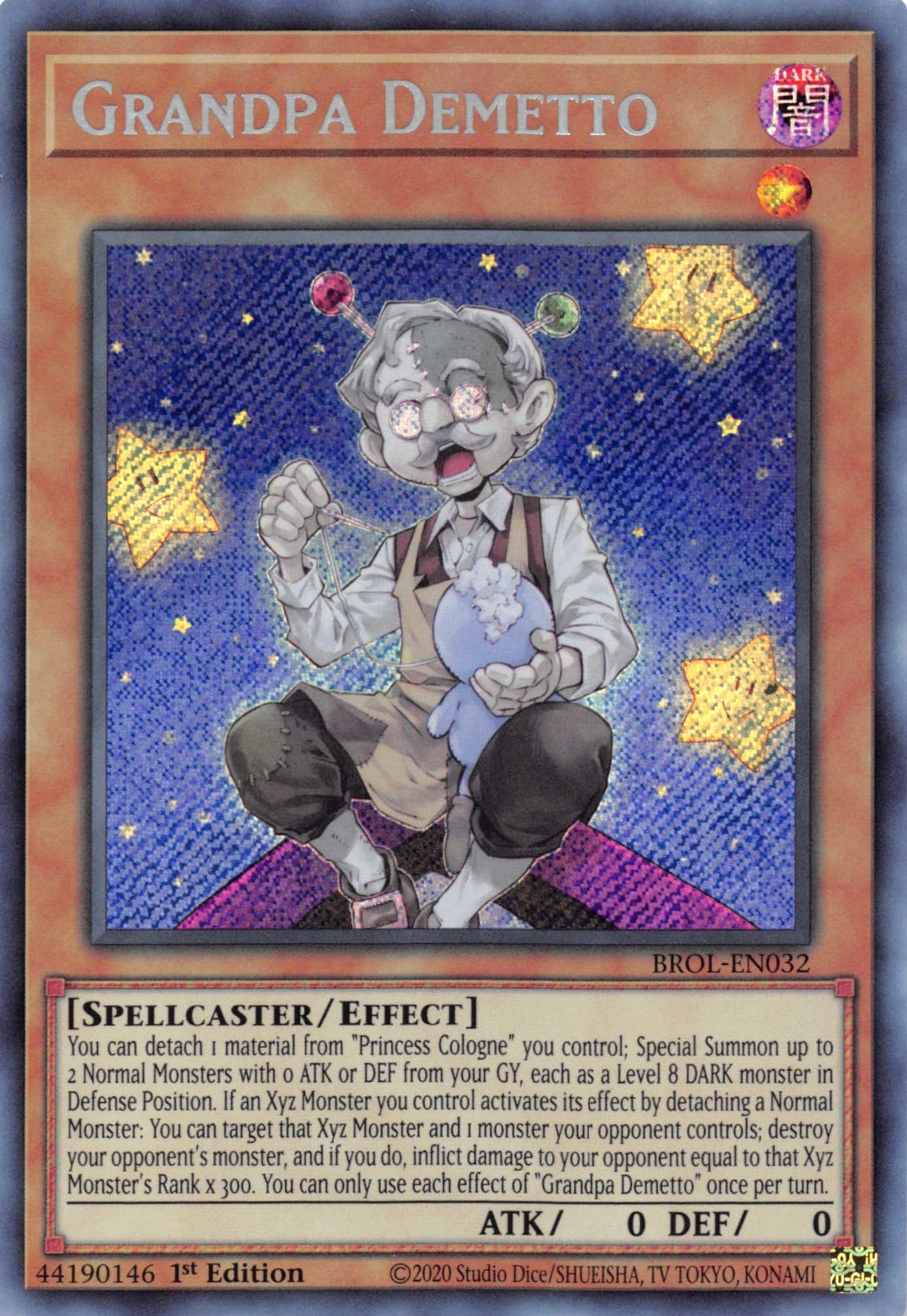 Grandpa Demetto [BROL-EN032] Secret Rare | Chromatic Games