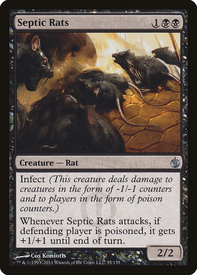 Septic Rats 55 (Mirrodin Besieged)  | Chromatic Games