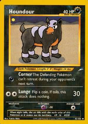 Houndour (43/105) [Neo Destiny Unlimited] | Chromatic Games