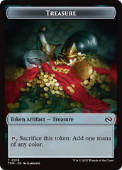 First Mate Ragavan // Treasure Double-Sided Token [Tarkir: Dragonstorm Commander Tokens] | Chromatic Games