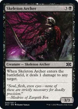 Skeleton Archer 90/331 (Double Masters 2022)  - Foil | Chromatic Games
