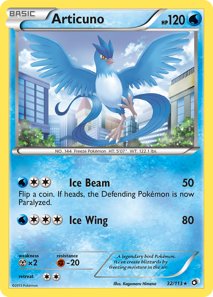 Articuno (32/113) [Black & White: Legendary Treasures] | Chromatic Games