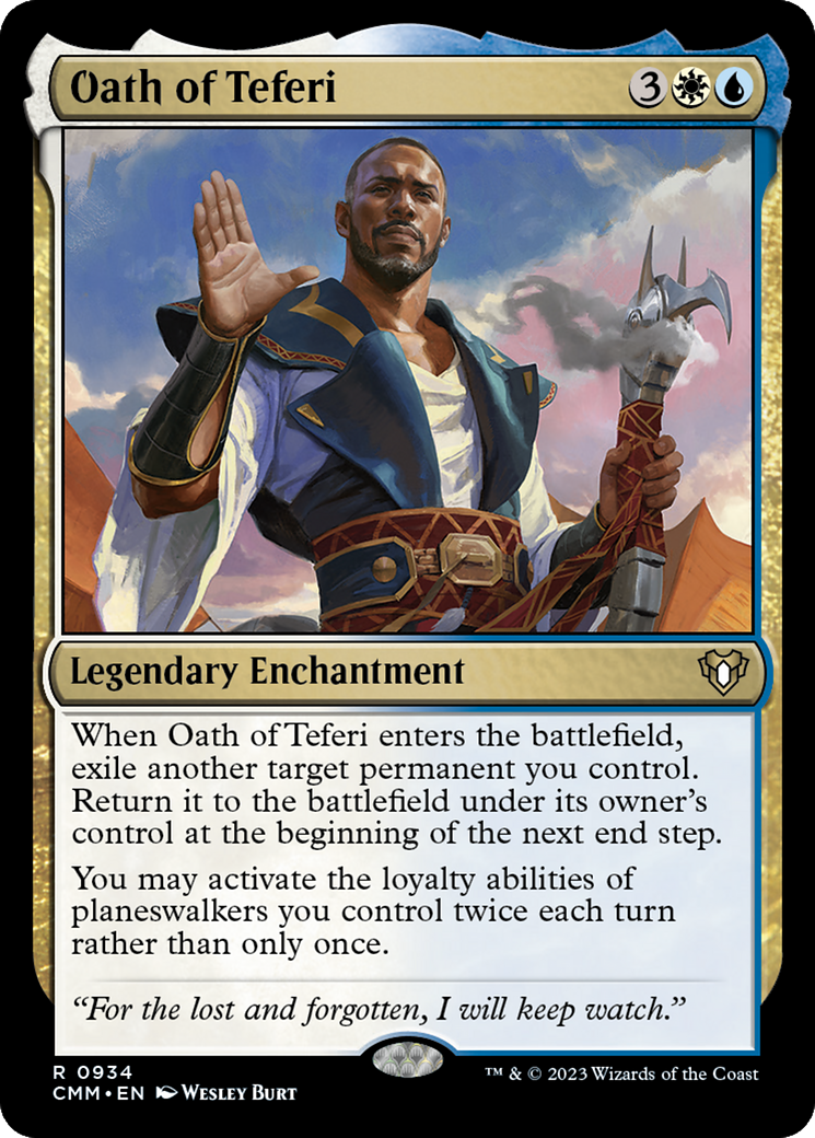 Oath of Teferi [Commander Masters] | Chromatic Games