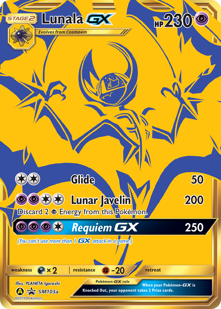 Lunala GX (SM103a) [Sun & Moon: Black Star Promos] | Chromatic Games