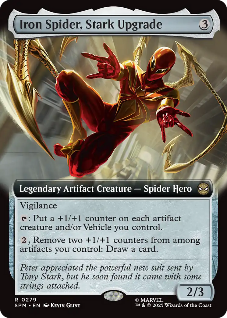 Iron Spider, Stark Upgrade (Extended Art) [Marvel's Spider-Man] | Chromatic Games
