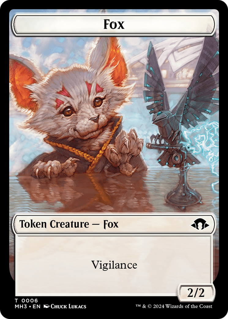 Servo // Fox Double-Sided Token [Modern Horizons 3 Tokens] | Chromatic Games