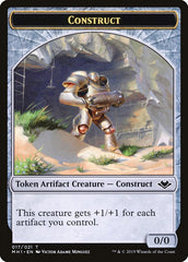 Goblin (010) // Construct (017) Double-Sided Token [Modern Horizons Tokens] | Chromatic Games