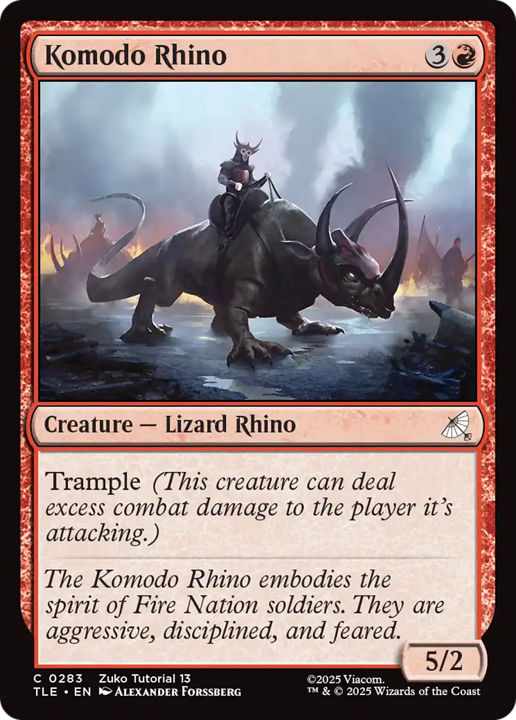 Komodo Rhino (0283) [Avatar: The Last Airbender: Eternal-Legal] | Chromatic Games