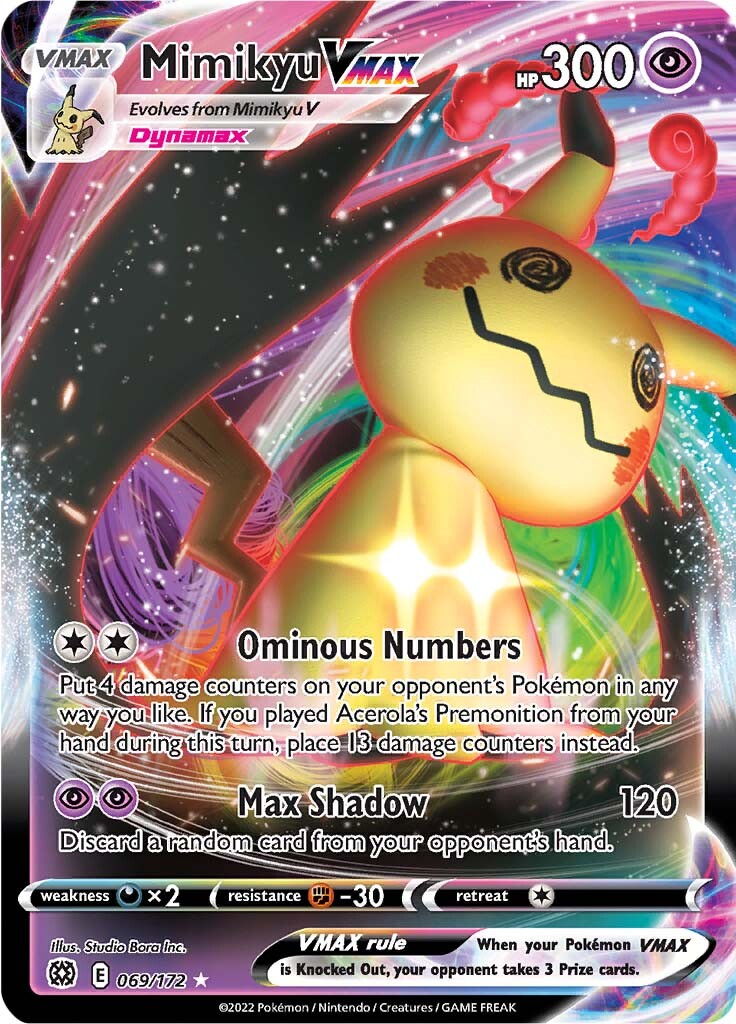 Mimikyu VMAX (069/172) [Sword & Shield: Brilliant Stars] | Chromatic Games