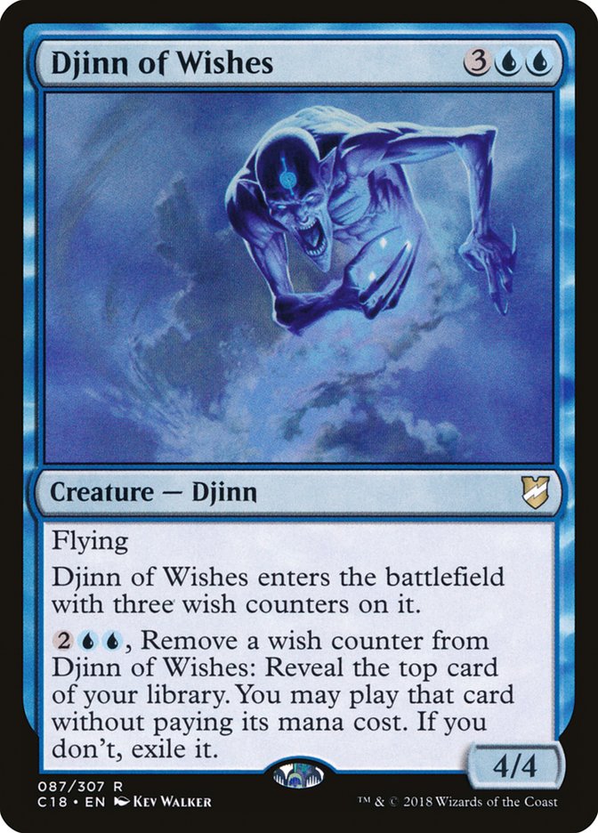 Djinn of Wishes 87 (Commander 2018)  | Chromatic Games