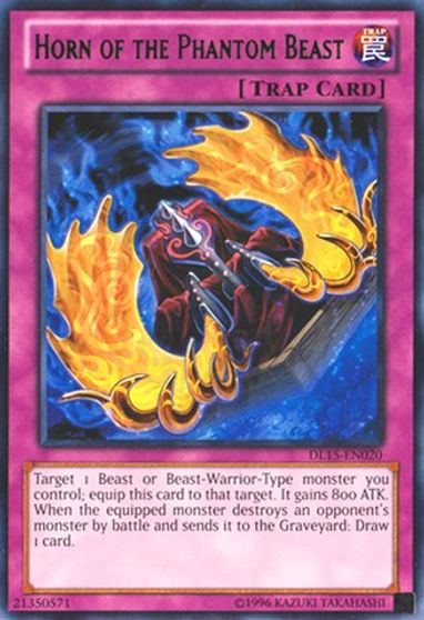 Horn of the Phantom Beast (Purple) [DL15-EN020] Rare | Chromatic Games