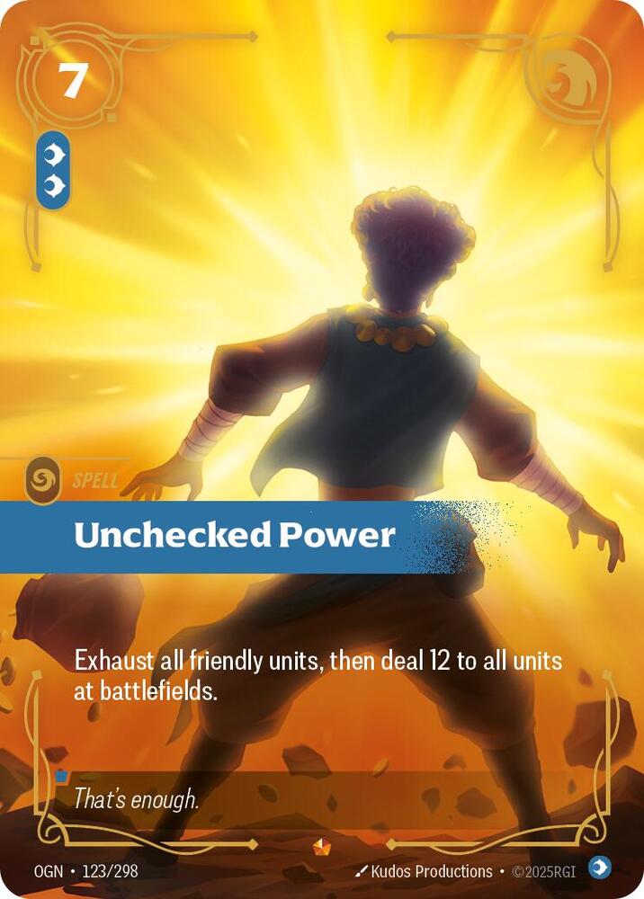 Unchecked Power 123/298 (Origins)  - Foil | Chromatic Games