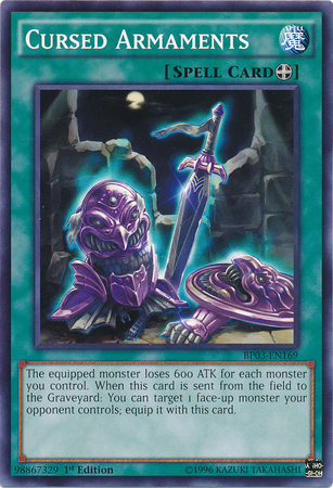 Cursed Armaments [BP03-EN169] Common | Chromatic Games