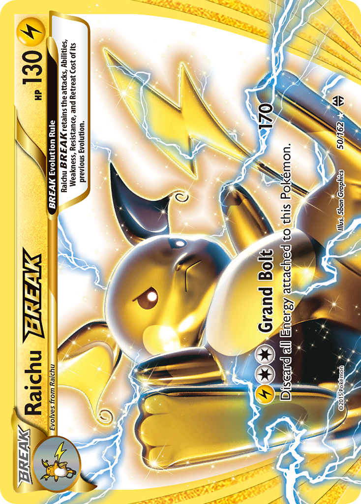 Raichu BREAK (50/162) [XY: BREAKthrough] | Chromatic Games