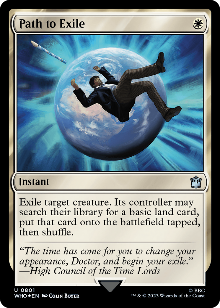 Path to Exile (Surge Foil) [Doctor Who] | Chromatic Games