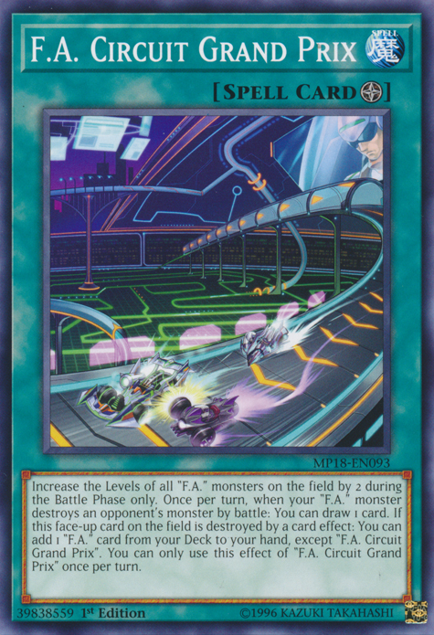 F.A. Circuit Grand Prix [MP18-EN093] Common | Chromatic Games