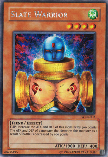 Slate Warrior [WC4-003] Secret Rare | Chromatic Games