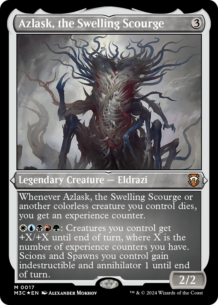 Azlask, the Swelling Scourge (Foil Etched) [Modern Horizons 3 Commander] | Chromatic Games