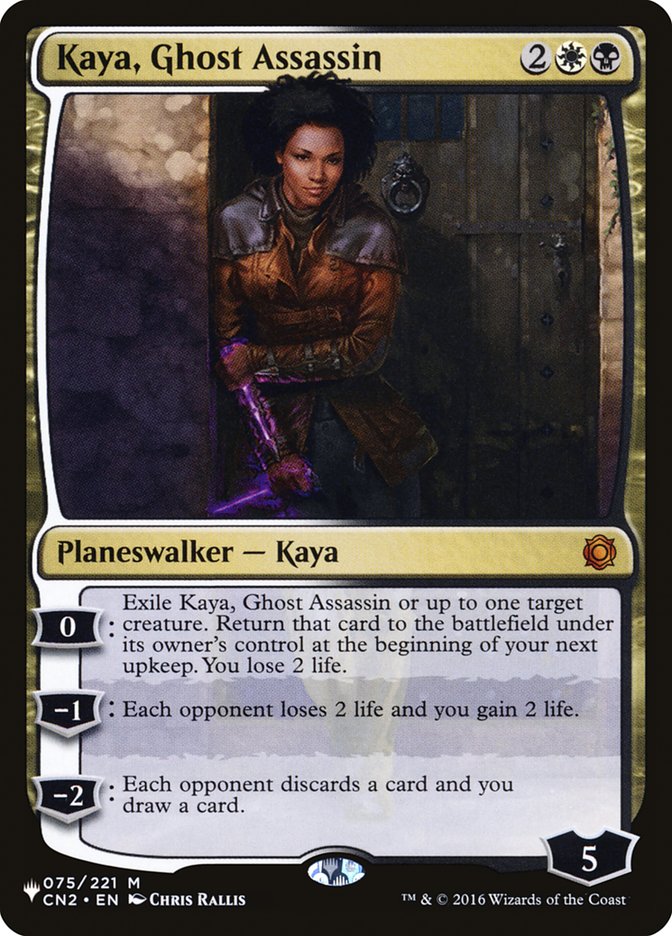 Kaya, Ghost Assassin [The List] | Chromatic Games