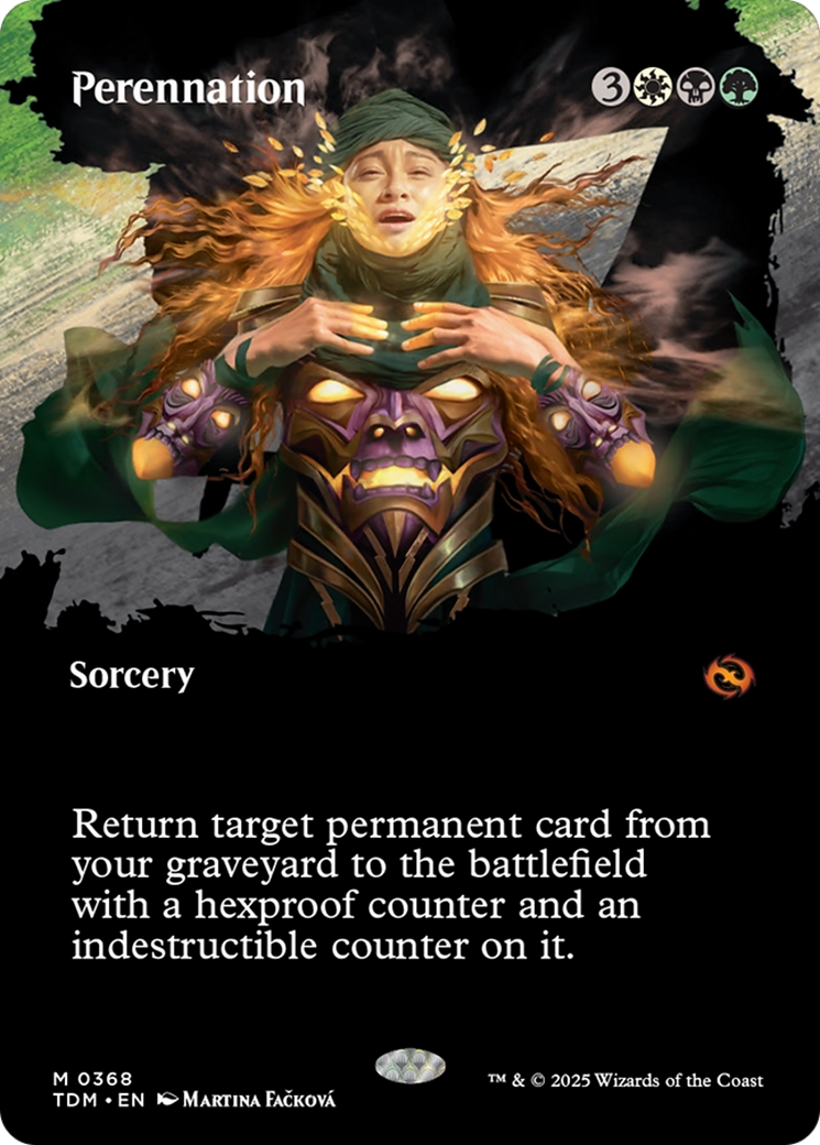 Perennation (Borderless) [Tarkir: Dragonstorm] | Chromatic Games