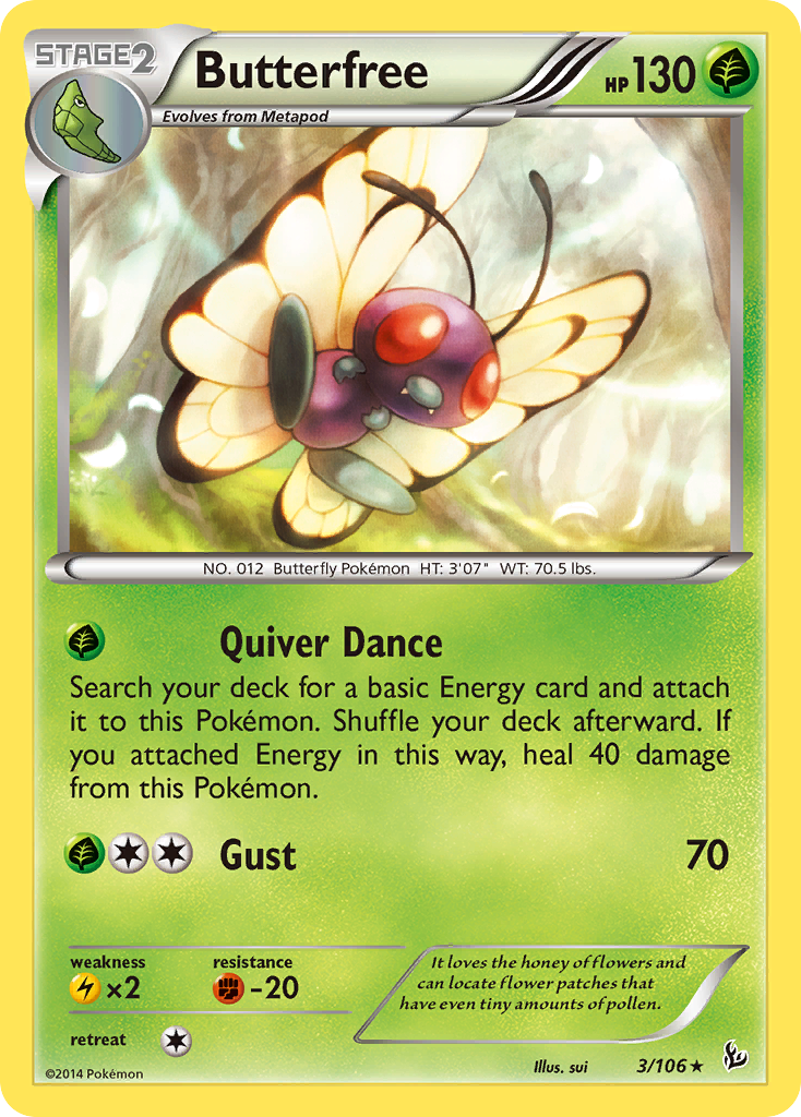 Butterfree (3/106) [XY: Flashfire] | Chromatic Games