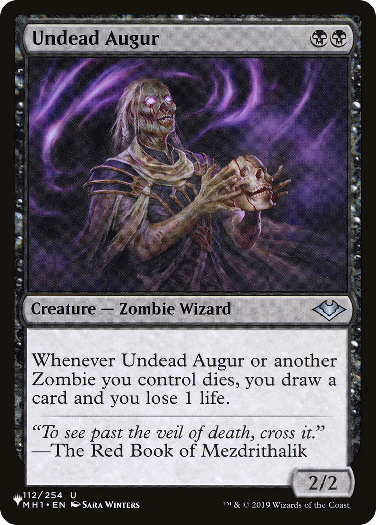 Undead Augur [The List] | Chromatic Games