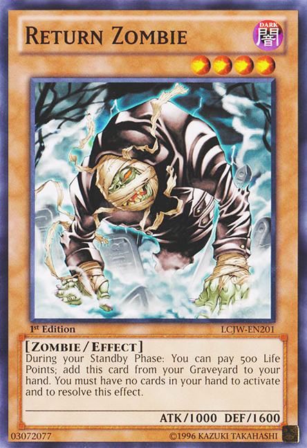 Return Zombie [LCJW-EN201] Common | Chromatic Games