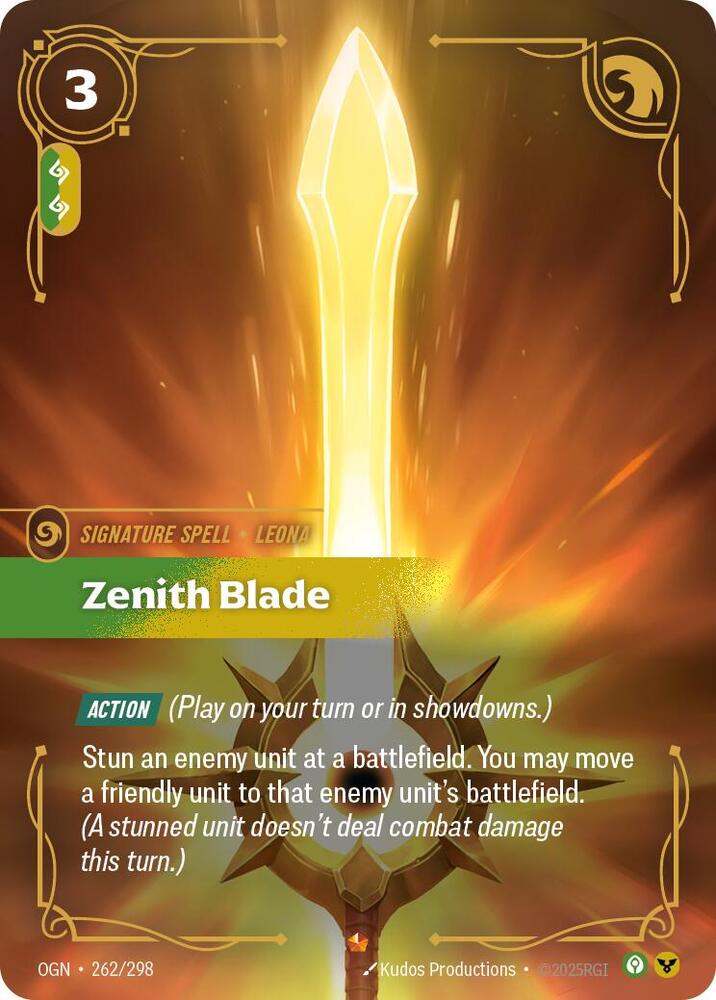 Zenith Blade 262/298 (Origins)  - Foil | Chromatic Games