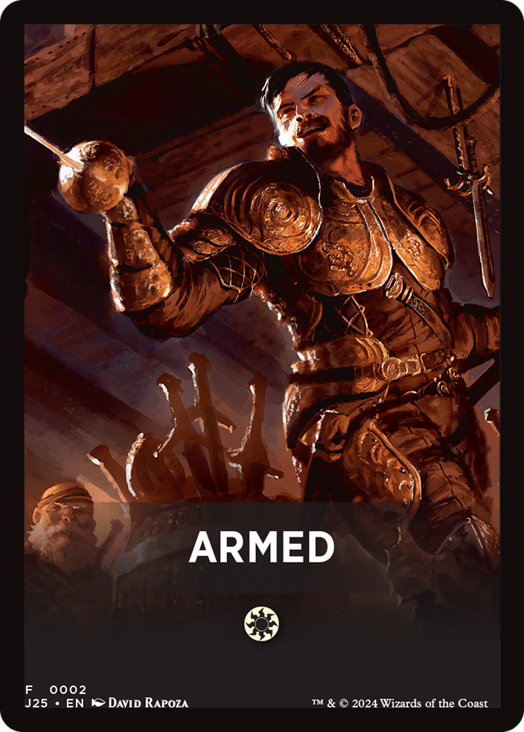 Armed Theme Card [Foundations Jumpstart Front Cards] | Chromatic Games