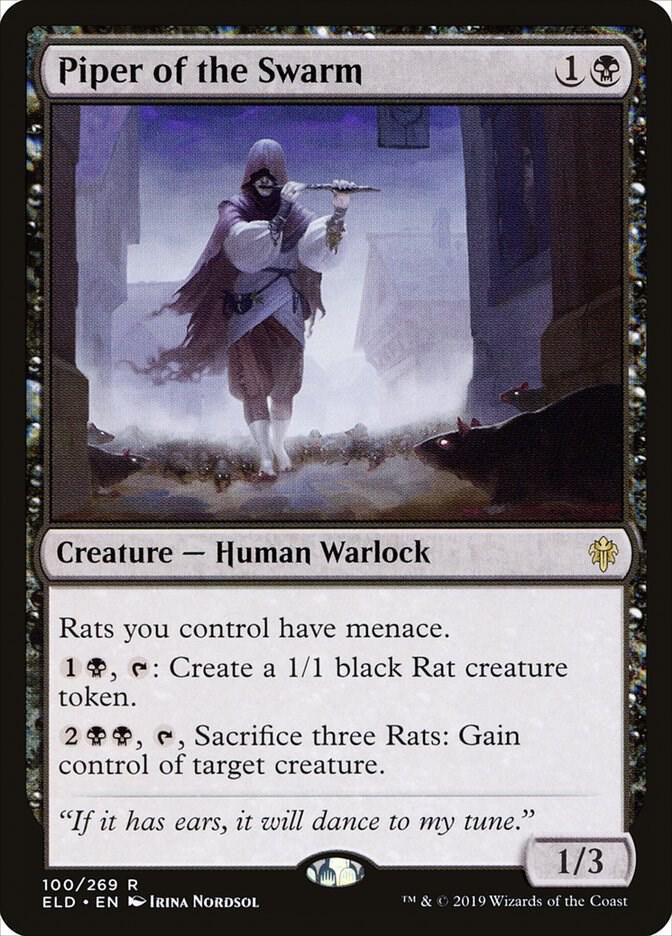 Piper of the Swarm 100/269 (Throne of Eldraine)  - Foil | Chromatic Games