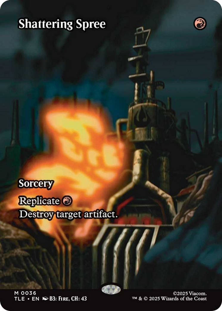 Shattering Spree (Borderless) [Avatar: The Last Airbender: Eternal-Legal] | Chromatic Games