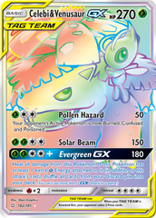 Celebi & Venusaur GX (182/181) [Sun & Moon: Team Up] | Chromatic Games