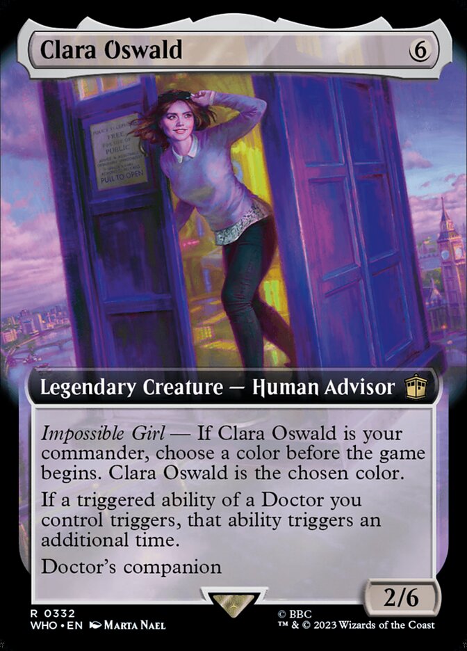 Clara Oswald (Extended Art) [Doctor Who] | Chromatic Games