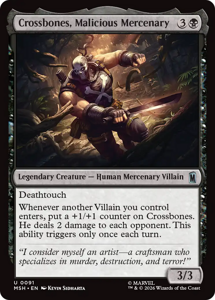 Crossbones, Malicious Mercenary [Marvel Super Heroes] | Chromatic Games
