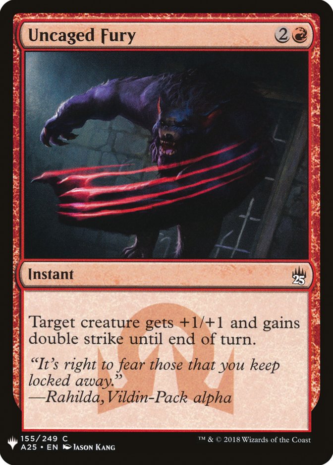 Uncaged Fury [Mystery Booster] | Chromatic Games