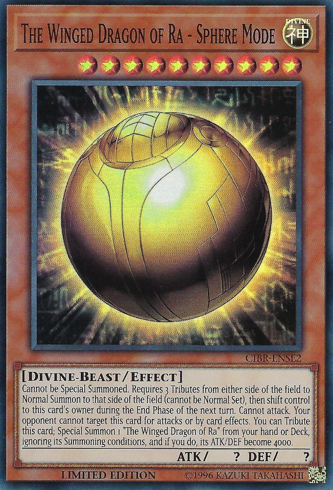 The Winged Dragon of Ra - Sphere Mode [CIBR-ENSE2] Super Rare | Chromatic Games