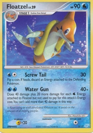 Floatzel (2/12) [Diamond & Pearl: Trainer Kit - Manaphy] | Chromatic Games