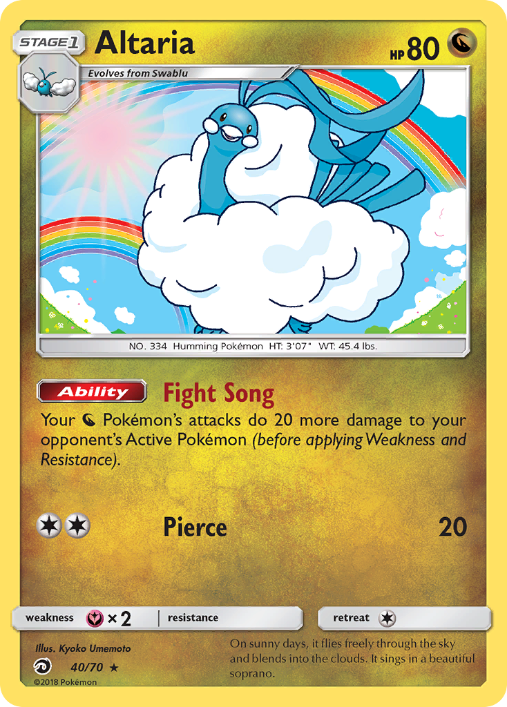 Altaria (40/70) [Sun & Moon: Dragon Majesty] | Chromatic Games