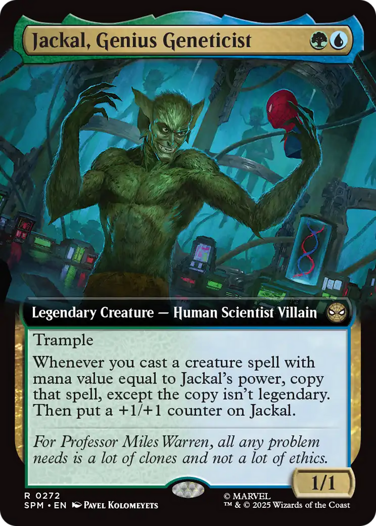 Jackal, Genius Geneticist (Extended Art) [Marvel's Spider-Man] | Chromatic Games