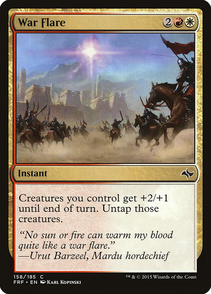 War Flare 158/185 (Fate Reforged)  | Chromatic Games