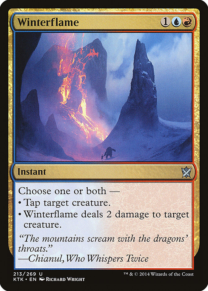 Winterflame 213 (Khans of Tarkir)  | Chromatic Games