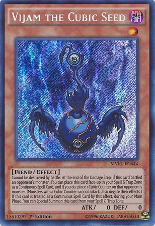 Vijam the Cubic Seed [MVP1-ENS32] Secret Rare | Chromatic Games