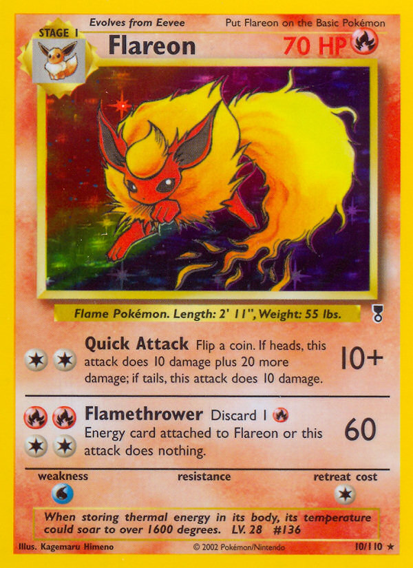 Flareon (10/110) [Legendary Collection] | Chromatic Games