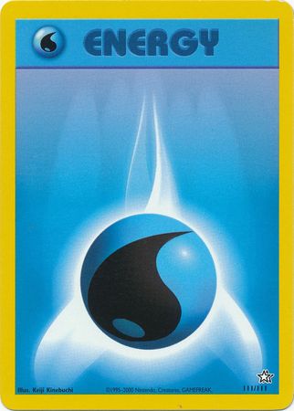 Water Energy (111/111) [Neo Genesis Unlimited] | Chromatic Games