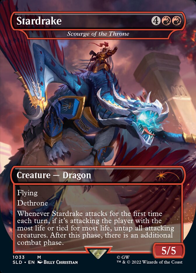 Stardrake - Scourge of the Throne (Borderless) [Secret Lair Drop Series] | Chromatic Games